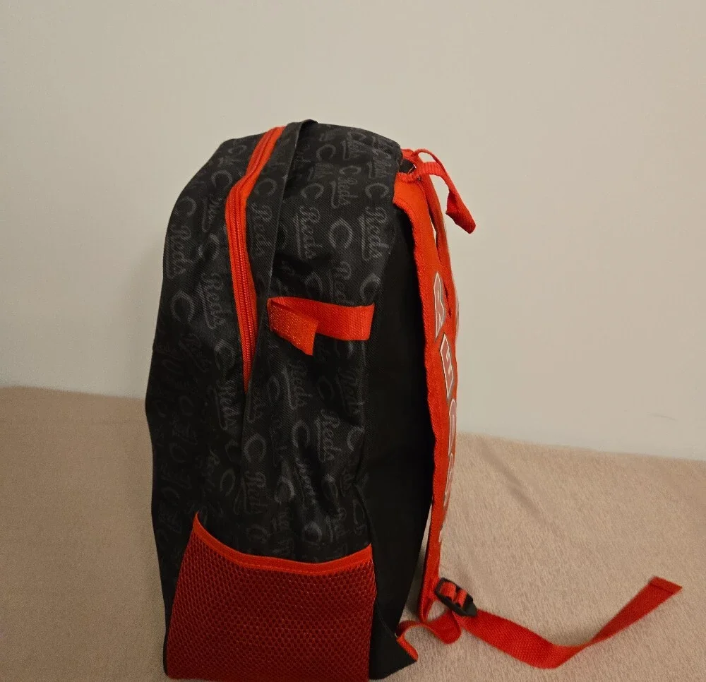 Cincinnati Reds Heads Baseball Backpack Black Red – Preloved
